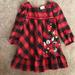 Disney Pajamas | Disney Minnie Mouse Plaid Nightgown Size 2 | Color: Brown/Black | Size: 2tg