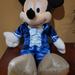 Disney Toys | Disney Parks Mickey Mouse Plush | Color: Blue/Silver | Size: 12"