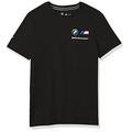 PUMA Men's BMW MMS Essentials Small Logo Tee T-Shirt, Black, X-Large