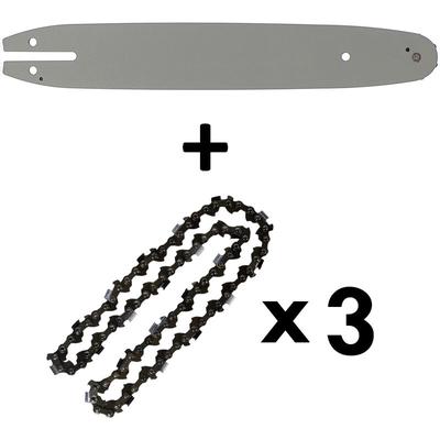 Gt Garden - 12 Zoll (30 cm) Schwert mit 3 Ketten 44 Treibglieder für Multitool 4 in 1 und Image