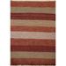 Wool Striped Gabbeh Kashkoli Oriental Area Rug Hand-knotted Carpet - 2'1" x 3'1"
