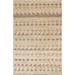 Gabbeh Kashkoli Oriental Geometric Area Rug Hand-knotted Wool Carpet - 4'1" x 6'4"