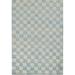Checkered Gabbeh Kashkoli Wool Area Rug Hand-knotted Oriental Carpet - 4'10" x 6'11"