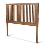 Harena Transitional Ash Walnut Finished Wood Headboard