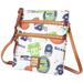 Women's Dooney & Bourke Seattle Seahawks Triple-Zip Crossbody Bag