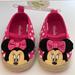 Disney Shoes | Disney Baby Minnie Baby Girl Shoes 9-12 Months Polka Dot Pink | Color: Black/Pink | Size: 9-12 Months