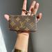 Louis Vuitton Bags | Authentic Louis Vuitton Monogram Key Pouch Pre-Owned | Color: Brown | Size: Os