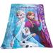 Aholicdeals Disney Frozen Olaf Anna Elsa Baby Throw Polyester in Blue/Indigo | 53 H x 42 W in | Wayfair ADI-FROZEN-THROW