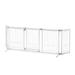 Richell Free Standing Pet Gate Wood (a more stylish option) in Gray | 24 H x 77 W x 20.5 D in | Wayfair 94949-richell