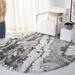 Gray/White 1.97 in Area Rug - Gracie Oaks Anguiano Abstract Gray/Ivory Area Rug | 1.97 D in | Wayfair 933C3B6432C646ECBB33643188365002