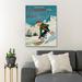 Trinx Girl Skiing On Mountain View - & Into The Mountain I Go To Lose My Mind - 1 Piece Rectangle Graphic Art Print On Wrapped Canvas | Wayfair