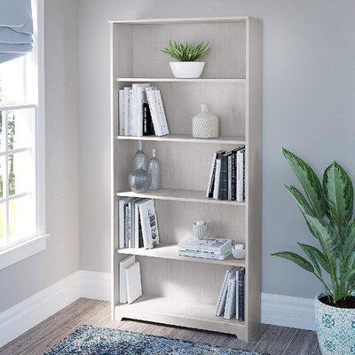 Cabot Tall 5 Shelf Bookcase 31w In, Wayfair Tall Bookcase With Doors