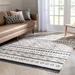 White 47 x 0.8 in Area Rug - Well Woven Maya Animal Print Charcoal Gray/Ivory Area Rug Polyester | 47 W x 0.8 D in | Wayfair MYA-27-4