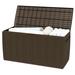Ram Quality Products Outdoor Storage Deck Box Patio Furniture, 71 Gallon, Brown - 48 x 24 x 22.4 inches