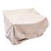 Achla Designs Polyester Double Stitched Bench Cover, 52 Inch Long, Beige