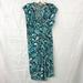 Michael Kors Dresses | Michael Kors Short Sleeve V Neck Career Dress | Color: Blue/Gray | Size: M