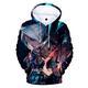 Men'S Gym Hoodies Anime Shooting Game Long Sleeve Athletic Workout Running Hooded Sweatshirts,3Xl