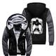 WYH-YWS Bleach Boys' Jacket Transition Jacket with Velvet Lining Wind Jacket Outdoor Jacket with Functional Jacket Autumn Jacket Hiking Jacket, Black / Grey, XXXL