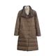 Double Sided Korean Down Jacket Winter Turtleneck Warm Long White Duck Down Coat Double Breasted Parkas Female Outwear - khaki,XXXL