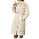 Minimalism Winter Coat Women Fashion 90%White Duck Down Women's Jacket Causal Thick Lapel Solid Women's Jacket - beige,XL