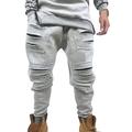 Men's Sports Pants Loose Camouflage Print Fitness Workout Jogging Pants Elastic Waist Pants Tracksuit Men Pockets Casual Pants for Autumn Gym Outdoor Running, T13-gray, 3XL