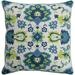 Artistic Weavers Kyna Floral Modern Teal Feather Down or Poly Filled Throw Pillow 20-inch