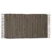 Cotton Rug 24''x36''- Multicolor Chindi Rug - Hand Woven Washable & Reversible for Living Room Kitchen Entryway with Tassel