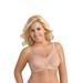 Plus Size Women's Fully®Side Shaping Lace Bra by Exquisite Form in Rose Beige (Size 40 C)
