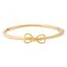Kate Spade Jewelry | Kate Spade Gold Bow Meets Girl Bangle Bracelet | Color: Gold | Size: Os