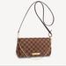 Louis Vuitton Bags | Louis Vuitton Favorite Mm Leather Damier Ebene Canvas Cross Body Bag | Color: Brown/Red | Size: Os