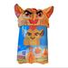 Disney Other | Disney Junior The Lion King Snuggle Wrap Blanket Snuggie | Color: Orange/Tan | Size: 31”X55”