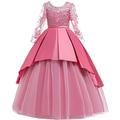 Princess Dress Up for Girls Snow Queen Halloween Costume Fancy Dress Up Christmas Birthday Party Coronation Dress 2-10 Years