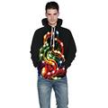 Christmas Digital Printing Couple Fashion Long Sleeve Top Hooded Sweater Mens Sweatshirt Hoodie Sweater Sale Windproof Outerwear Clothing for Daily Outdoor Wear