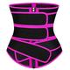 Waist Trainer 3 Belts Corset Gym Firm Control Body Shaper With Zipper - - Large