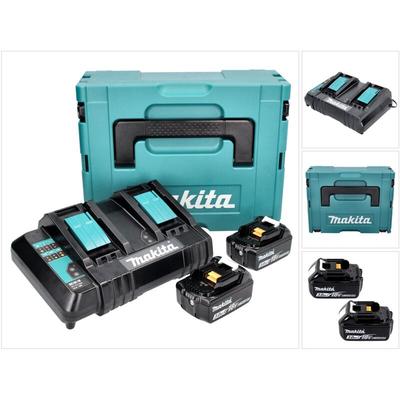 Power Source Kit 18 v mit 2x bl 1830 b 3,0 Ah Akku ( 197599-5 ) + dc 18 sh Doppel Ladegerät ( Image