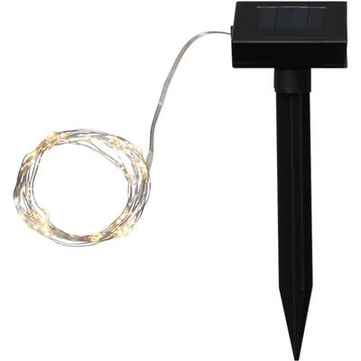 Star - Trading Solar LED-Lichterkette Dew Drop warmweiß (50 LEDs, Batterie) Image