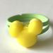 Disney Jewelry | Disney Mickey Mouse Ears Ring Size 5 6 7 Macaroon Snacks Green Yellow | Color: Green/Yellow | Size: Os