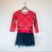 Disney Dresses | Disney Mickey& Minnie Tutu French Terry Dress/Sz:6x/Nwt | Color: Black/Red | Size: 6xg