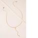 Anthropologie Jewelry | Anthropologie Nwt Delicate Lariat Necklace | Color: Gold | Size: Os