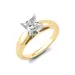 1.95 ct. Princess Diamond Solitaire Ring 14 KARAT YELLOW GOLD Sz 10.5 (F, I1)