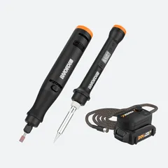 Worx 20V MAKERX Combo Kit—Rotary Tool + Wood & Metal Crafter w/ 54 Accessories
