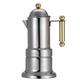 Haofy Vigano Coffee Maker 4 Cups Stainless Steel Moka Pot Stovetop Coffee Maker Coffee Brewing Tool with Safety Valve
