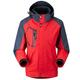 Outdoor Ski Jacket Men Sports Velvet Pocket Mountaineering Waterproof Hooded Men's Coats & Jackets Jacket For Men (Red, XXXXL)