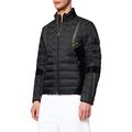 BOSS Mens J Marson Regular-fit Down Jacket with Pixel-Inspired Artwork Black