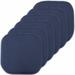 Symple Stuff Indoor/Outdoor Seat Cushion Polyester in Blue | 1.5 H x 16 W x 16 D in | Wayfair 328B3A0D62164829A698B96A68ED0B70