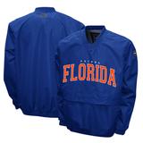 Men's Franchise Club Royal Florida Gators Members Windshell V-Neck Pullover Jacket