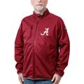 Men's Franchise Club Crimson Alabama Tide Softshell Full-Zip Jacket