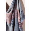 Anthropologie Accessories | Anthropologie/Hat Attack Layne Plaid Blanket Scarf - Blue | Color: Blue/Silver | Size: Os