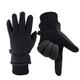 Jianghuayunchuanri Winter Cycling Gloves Windproof Winter Gloves Low Temperature Resistant Thickened Cycling Motorcycle Gloves for Hiking Driving Climbing (Color : Black, Size : S)