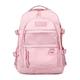 FANDARE Casual Backpack Girl School Bag Boy Daypacks Large Laptop Bag fit 15.6 inch Notebook College Travel Commute Rucksack Knapsack Waterproof Polyester Pink